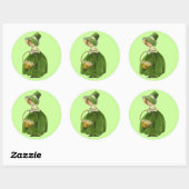 Sticker vintage Irish Miss (Feuille)