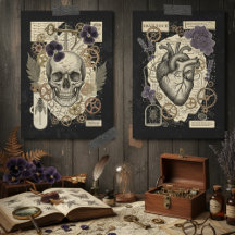 Vintage JP Gothic Collage–Curiosity Cabine