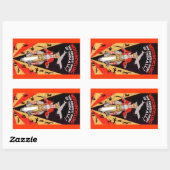 Sticker Vintage Moto Promo Antique Orange (Feuille)