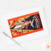 Sticker Vintage Moto Promo Antique Orange (Enveloppe)