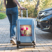 Sticker Vintage Peony Bouquet in Glass Vases (Valise Insitu)