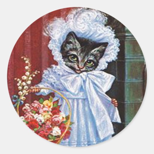 Sticker vintage pour chat, Arthur Thiele (Devant)