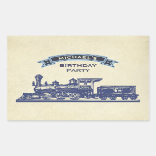 Sticker vintage pour la partie Anniversaire de enf