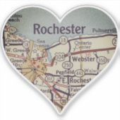 Sticker Vintage Rochester NY (Devant)
