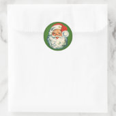 Sticker vintage Santa Claus (Sac)