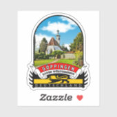 Sticker Vintage souvenir d'Allemagne (Feuille)