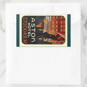 Sticker Vintage voyage Hotel Stockholm Suède (Sac)