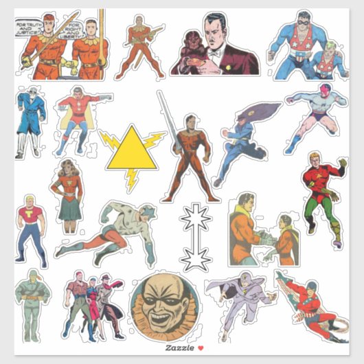 Sticker Vinyl Ace Comics (Feuille)