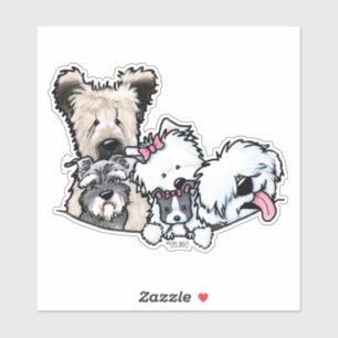 Sticker Vinyl Amoureux des chiens de Kimmie