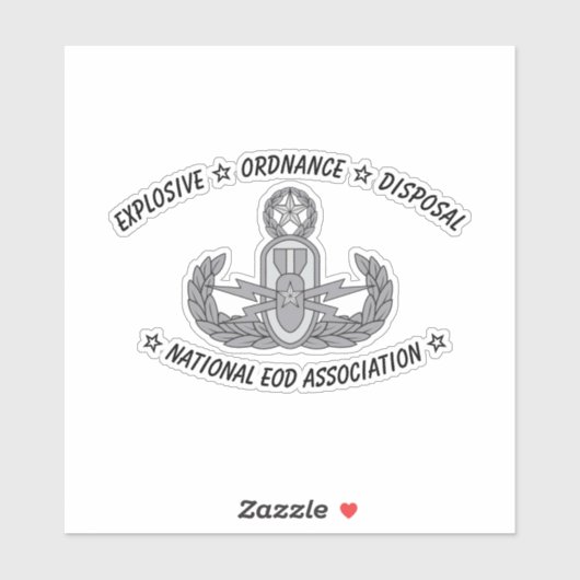 Sticker Vinyl Association National EOD (Feuille)