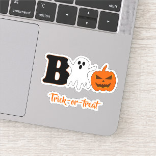 Sticker Vinyl Boo Halloween Funny