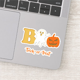 Sticker Vinyl Boo Halloween Funny
