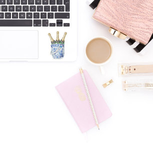 Sticker Vinyl Bucket Champagne en Chinoiserie