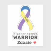 Sticker Vinyl Cancer de la vessie (Feuille)