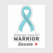 Sticker Vinyl Cancer de l'ovaire (Feuille)