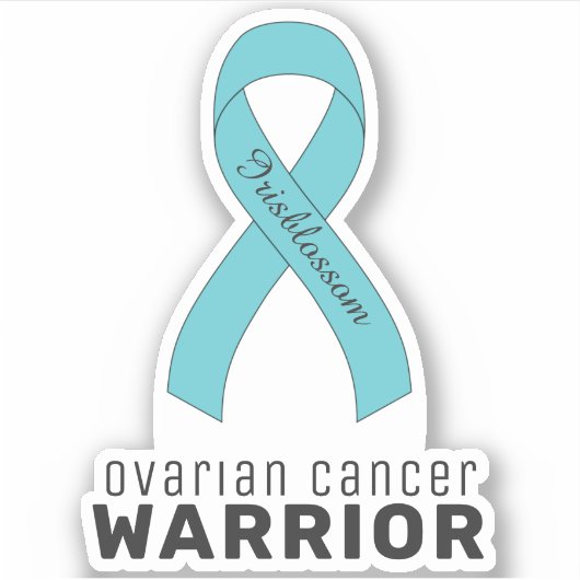 Sticker Vinyl Cancer de l'ovaire (Devant)