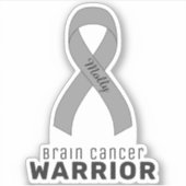 Sticker Vinyl Cancer du Cerveau (Devant)