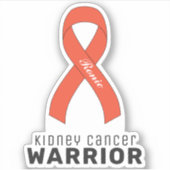 Sticker Vinyl Cancer du rein (Devant)