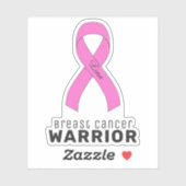 Sticker Vinyl Cancer du sein (Feuille)