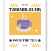 Sticker Vinyl Club Tsismis (Devant)