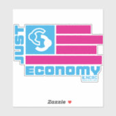 Sticker Vinyl Coupe Juste Économie (Feuille)