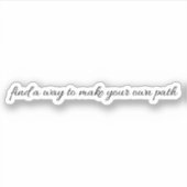 Sticker Vinyl Coupé Personnalisé (Devant)