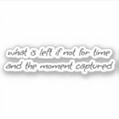 Sticker Vinyl Coupé Personnalisé Laissé (Devant)