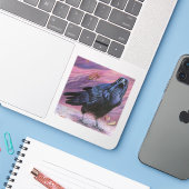 Sticker Vinyl Coupé Sur Mesure (Ordinateur portable avec iPhone)