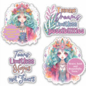 Sticker Vinyl Coupé sur mesure pour adolescents Dr (Devant)