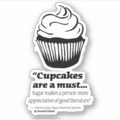 Sticker Vinyl Cupcake Grandma (Devant)