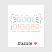 Sticker Vinyl Digger But (Feuille)