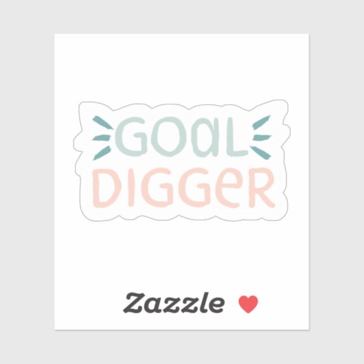 Sticker Vinyl Digger But (Feuille)