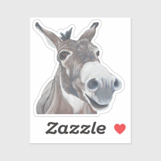 Sticker Vinyl Donkey (Feuille)