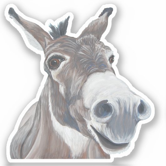 Sticker Vinyl Donkey (Recto)
