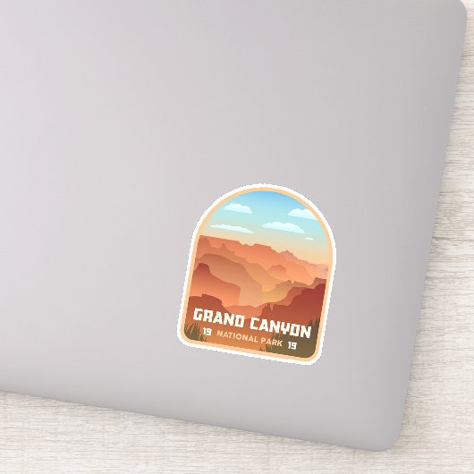 Sticker Vinyl du Parc National du Grand Canyon (Détail)