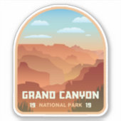 Sticker Vinyl du Parc National du Grand Canyon (Devant)