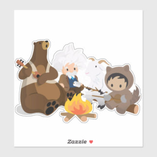 Sticker Vinyl Feu de Salesforce