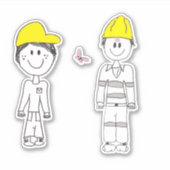 STICKER VINYL-FIFO DAD+SON (Voorkant)