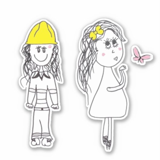 STICKER VINYL-FIFO MUM+FILLE (Devant)