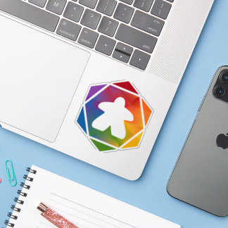 Sticker Vinyl Meeple