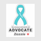 Sticker Vinyl pour Dysautonomia Advocate (Feuille)