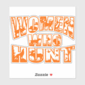 Sticker Vinyl pour femmes - Orange (Feuille)