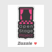 Sticker Vinyl Project Open Stage (Feuille)