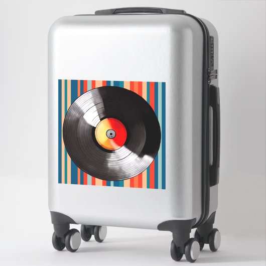 Sticker Vinyl Record (Sur valise)
