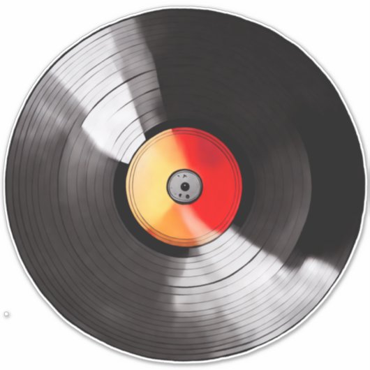 Sticker Vinyl Record (Devant)