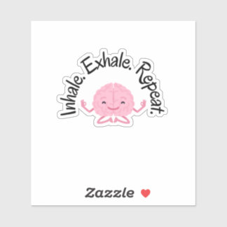 Sticker Vinyl Respiration Cerveau