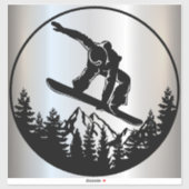Sticker Vinyl Snowboard (Feuille)