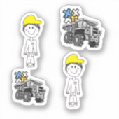 STICKER VINYL - SON+CAMION (Recto)