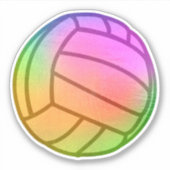 Sticker Vinyl volleyball (Devant)