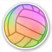 Sticker Vinyl volleyball (Devant)
